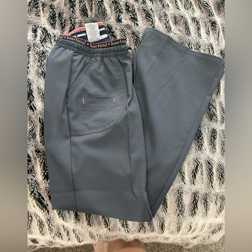 Heart and Soul by Cherokee scrub pants.